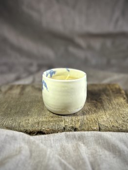 Preview: Becher mit Bienenwachskerze